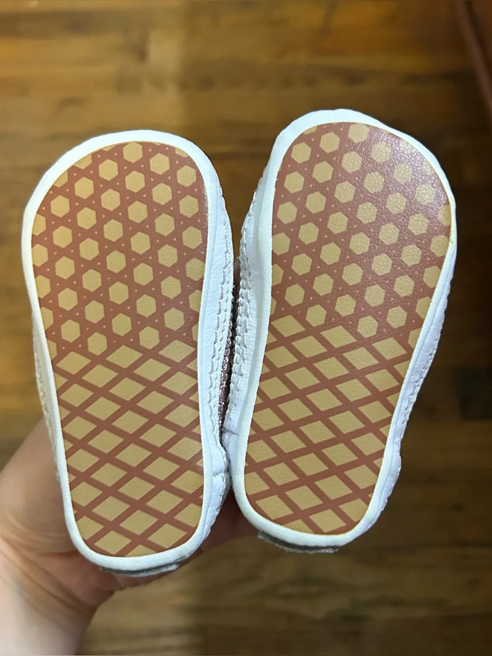 pink sparkle baby vans